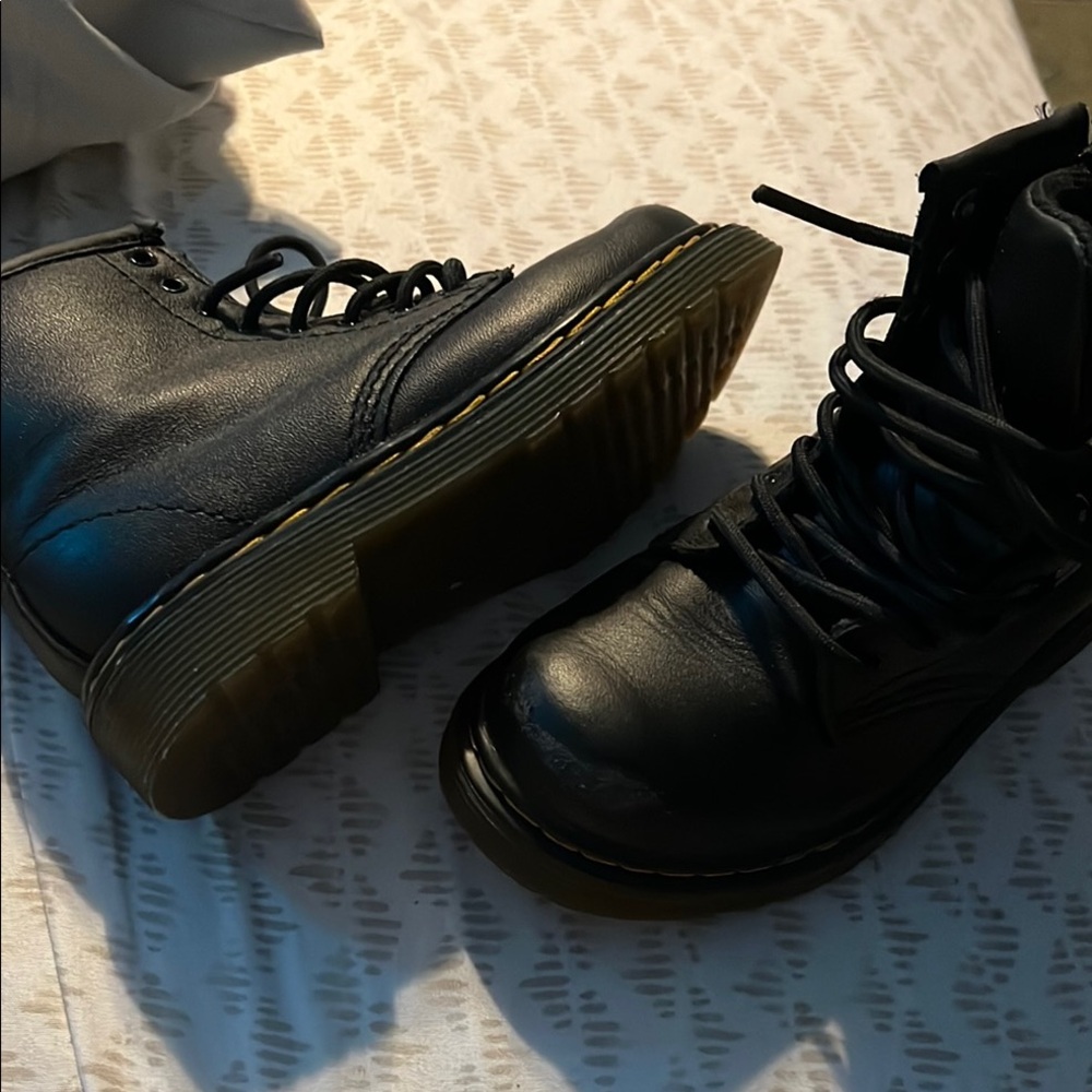 Dr. Martens Black Lace-Up Boots